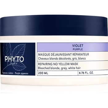PHYTO Violet Repairing No Yellow Mask регенерираща маска за блонд коса и коса с кичури 200ml