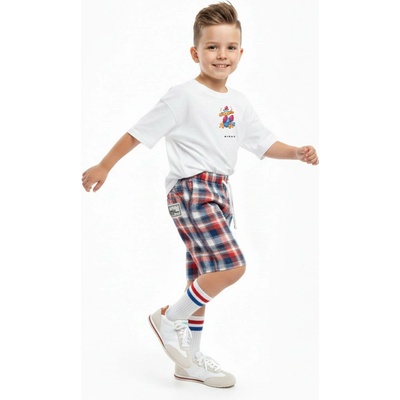 Kárované kraťasy MIRAU – Red & Blue