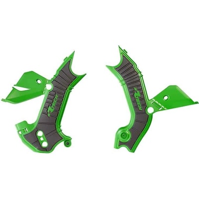 RACETECH (RTECH) kryty rámu KAWASAKI KXF 450 24-25, KXF 250 25 barva černá / zelená