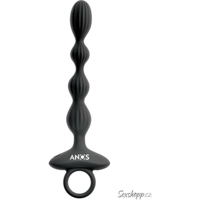 ANOS Flexible Anal Beads With Jumping Vibrations, anální vibrační kuličky