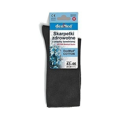 JJW ponožky Deomed Cotton Silver černá