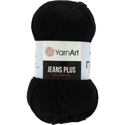 YarnArt Jeans Plus 53 čierna