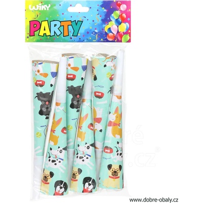 Wiky Párty trumpetky PES 20 cm 6 ks – Zbozi.Blesk.cz