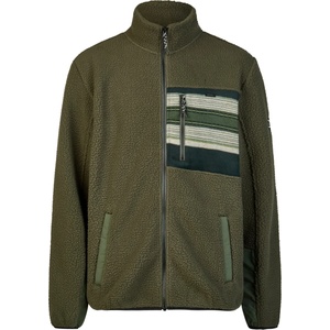 Iriedaily Мъжко поларено яке Iriedaily Wonderer Track Jacket Fleece jacket - Night / Olive - размер XL (005-4869-0814)