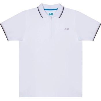 Australian Open Half-Zip AO Logo Bílý