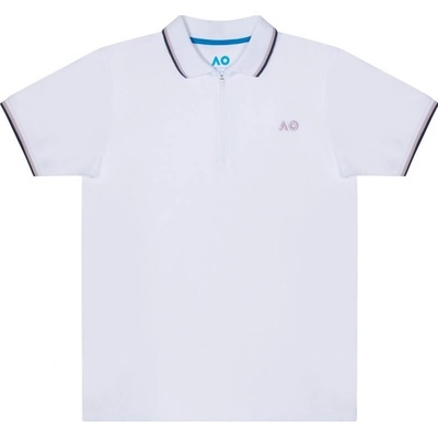 Australian Open Half-Zip AO Logo Bílý