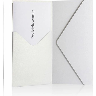 Obálky DL Pearl SP/kapsa bílá 220g, 5ks, Galeria Papieru