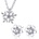 Silenti Jewelry Сребърен комплект "Сняг