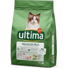 Ultima Cat Hairball krocaní & rýže 2 x 7,5 kg