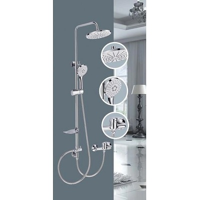 Inter Ceramic Душ система със смесител, пита, слушалка и шлаух ICT 6643, Inter Ceramic (6643)