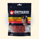 Pamlsky pro psy Ontario dog Soft Duck Jerky 70 g