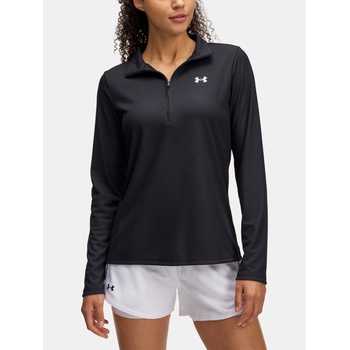 Under Armour Дамска тениска Under Armour Tech Rib 1/2 Zip Under Armour | Cheren | ЖЕНИ | XS