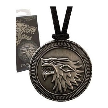 Noble Collection Amulet Game of Thrones znak Starkov De Luxe NNXT0090