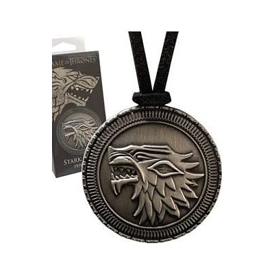 Noble Collection Amulet Game of Thrones znak Starkov De Luxe NNXT0090