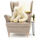 Majlo Toys Plyšový slon vankúš Belly 70