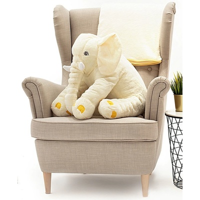 Majlo Toys Plyšový slon vankúš Belly 70