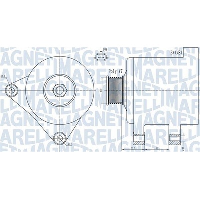 Generátor MAGNETI MARELLI 063731918010