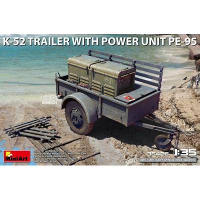 MiniArt K 52 Trailer with Power Unit PE 95 1:35