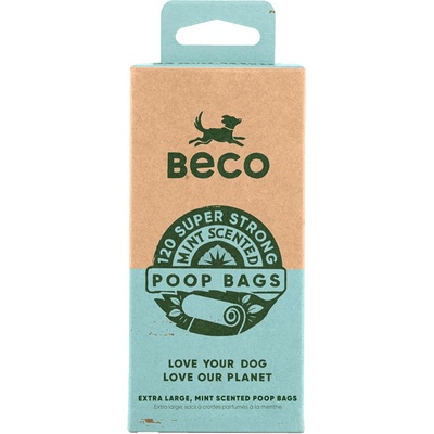 Beco Bags Sáčky EKO 120 ks 8 roliek Peppermint