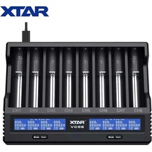Nabíječka Xtar VC8S LCD USB pro 1 - 8 Li-Ion/Ni-MH