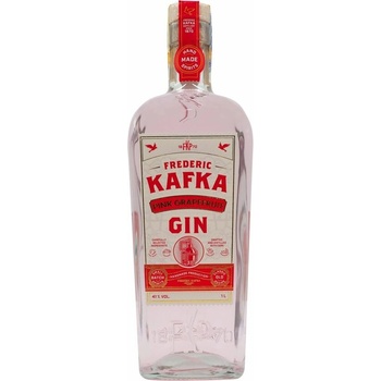 Frederic Kafka Pink Grapefruit Gin 41% 1 l (čistá fľaša)