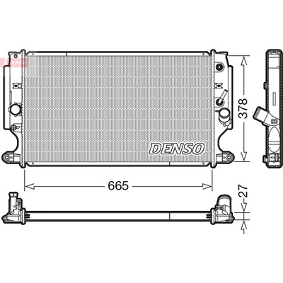 Chladič motora DENSO DRM50088