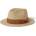 Brixton Шапка Brixton Roma Straw Packable Fedora Hat - Natural / Bronze - размер L/XL 60-62 cm (904-5668-0112)