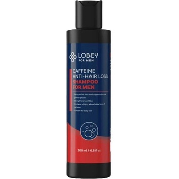 Lobey MenCare Kofeínový šampón proti vypadávaniu vlasov pre mužov 200 ml