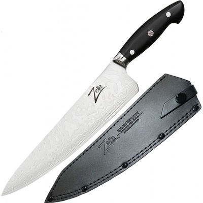 Zelite Infinity by Klarstein Executive-Plus 10" kuchársky nôž 61 HRC damašková oceľ EP-CF10-AS10