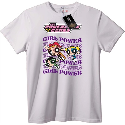 NOONEBRAND Тениска Powerpuff Girls Момичешка Сила - XS, White