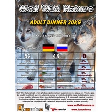 Wolf Wild NAture Adult Dinner 2 kg