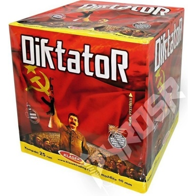 Kompaktný ohňostroj Diktátor 25 rán 50 mm