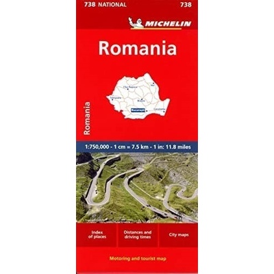 Rumunsko (č. 738) mapa