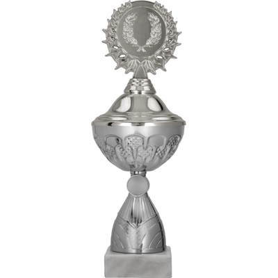 Pohár kovový stříbrný Výška: 17,5 cm Průměr: 10 cm