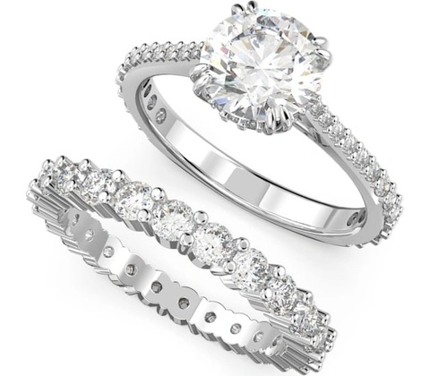 Swarovski dvoch prsteňov Constella 564921