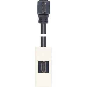 Vimar 30346. HB HDMI Розетка Linea, с кабел на 90°, 1М, White, (VM30346.HB)