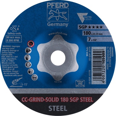 Pferd Brusný kotouč 180 x 22,23 mm 4007220105009