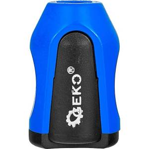 GEKO Магнитен държач за битове 1/4", синьо-черен 81746 (g03206)