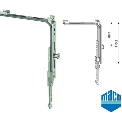 Maco Rohový převod svislý Multi-Matic 222209