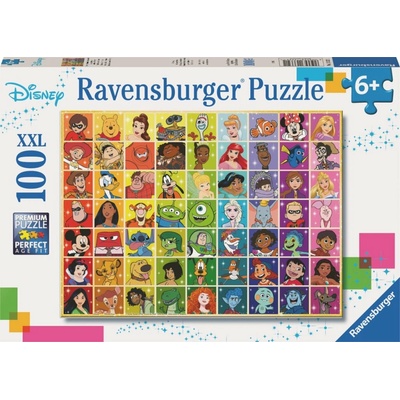RAVENSBURGER Disney: Postavičky XXL 100 dílků