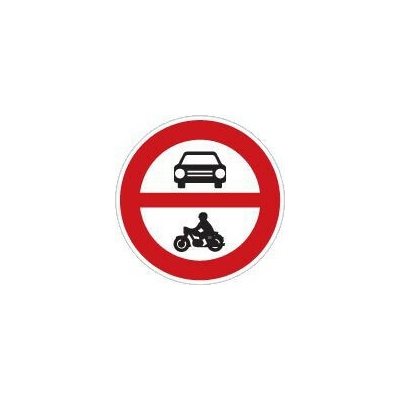 PROFIBA Značka "Zákaz vjezdu všech motorových vozidel"
