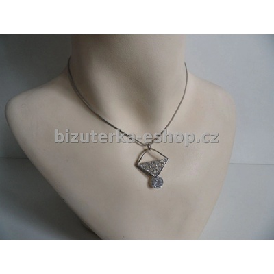 bizuterka-eshop.cz Řetízek s přívěškem s kamínky BZ-04276