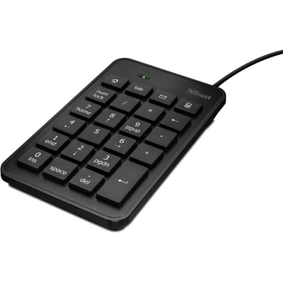 TRUST Клавиатура TRUST Xalas USB Numeric Keypad, Black (22221)