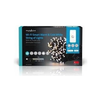 Nedis SmartLife LED Wi-Fi Teplá až studená biela 200 LED 20 m Android IOS WIFILX02W200