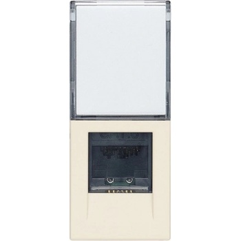 Vimar 30339.13C UTP Розетка Netsafe Linea, RJ45, Cat. 6, 1M, Canvas, (VM30339.13C)