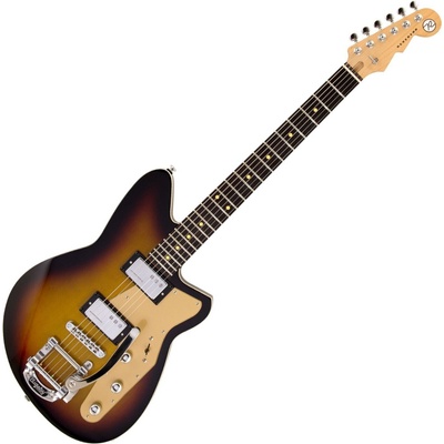 Reverend Guitars Jetstream HC Bigsby 3-Tone Sunburst Електрическа китара