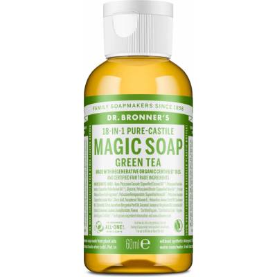 Dr. Bronner's přírodní tekuté mýdlo se zeleným čajem 60 ml