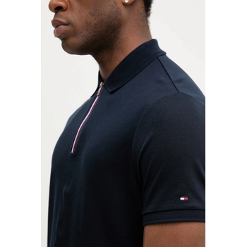 Tommy Hilfiger Памучна тениска с яка Tommy Hilfiger (MW0MW39552)