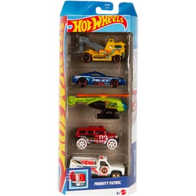 Mattel Hot Wheels Priority Patrol 5ks angličáků