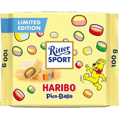 Ritter Sport Haribo Pico-Balla bílá čokoláda 100 g